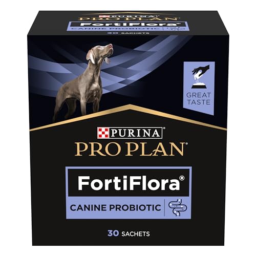 Purina Pro Plan Canine FortiFlora – probiotisches Nahrungsergänzungsmittel für Hunde, 30 Beutel von Pro Plan