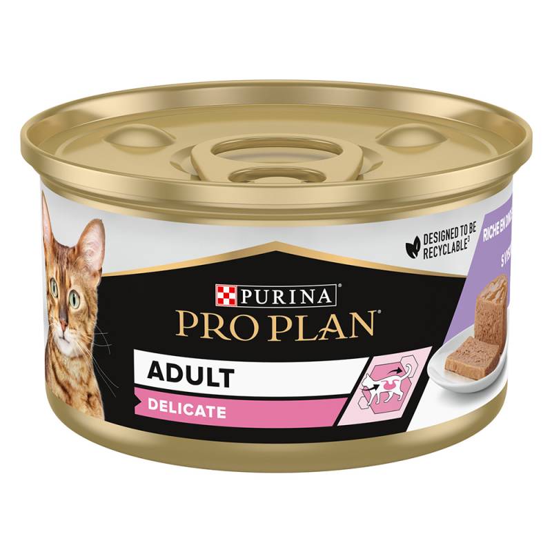PURINA PRO PLAN Cat Delicate - Truthahn (24 x 85 g) von Pro Plan