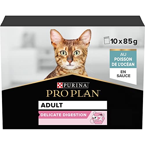 Purina Pro Plan Cat NutriSavour Delicate Beutel 10 x 85 g von PURINA PRO PLAN