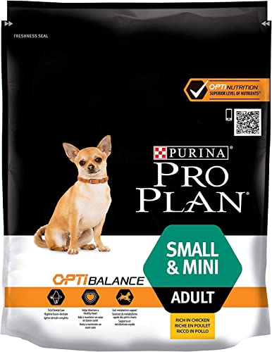 Purina Pro Plan Small Balance Hundefutter für kleine Hunde, Mini, Erwachsene mit Huhn, 8 Beutel à 700 g von Pro Plan