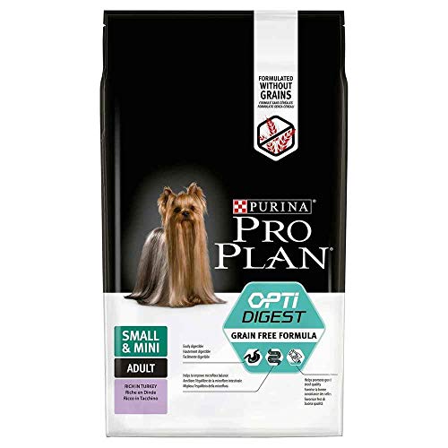 Purina Pro Plan | Small & Mini Erwachsene 1 + Sensitive Verdauung | Reich an Truthahn | Trockenfutter ohne Getreide | Hund | Beutel mit 7 kg Purina Pro Plan | Small & Mini Erwachsene 1 + Sensitive Verdauung | Reich an Truthahn | Trockenfutter ohne Getreide | Hund | Beutel mit 7 kg von Pro Plan