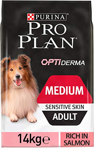 Purina ProPlan Medium Derma Hundefutter für Erwachsene, Lachs, 14 kg Purina ProPlan Medium Derma Hundefutter für Erwachsene, Lachs, 14 kg von Pro Plan