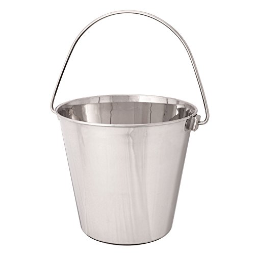 Pro Select Futternapf zum Aufhängen schwere Edelstahl Stahl Blecheimer – langlebig Blecheimer für Hütten, und Farms – 9 ¾ ", 9-Quart Pro Select Futternapf zum Aufhängen schwere Edelstahl Stahl Blecheimer – langlebig Blecheimer für Hütten, und Farms – 9 ¾ ", 9-Quart von Pro Select