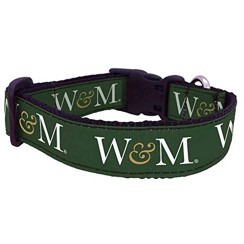 College-Hundehalsband, Größe L, William und Mary von Pro Sport Brand