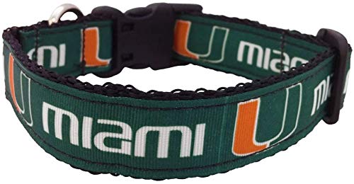 College-Hundehalsband, Größe M, Miami von Pro Sport Brand