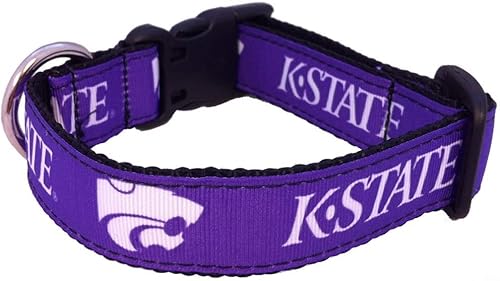 College Hundehalsband (Größe M, Kansas State) von Pro Sport Brand