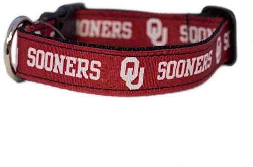 College Hundehalsband (Größe M, Oklahoma) von Pro Sport Brand