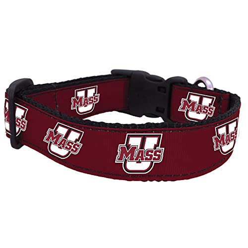 College Hundehalsband (Größe M, UMass) von Pro Sport Brand