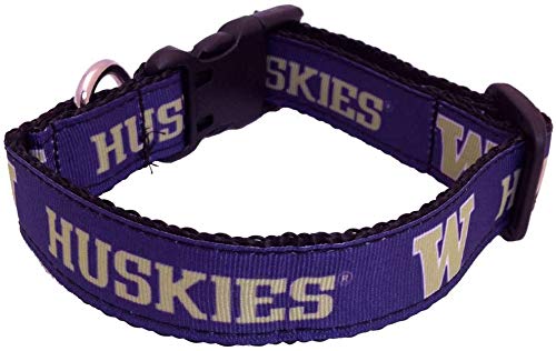 College Hundehalsband (Größe M, Washington) von Pro Sport Brand