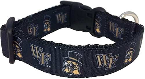 College Hundehalsband (Größe XS, Wake Forest) von Pro Sport Brand