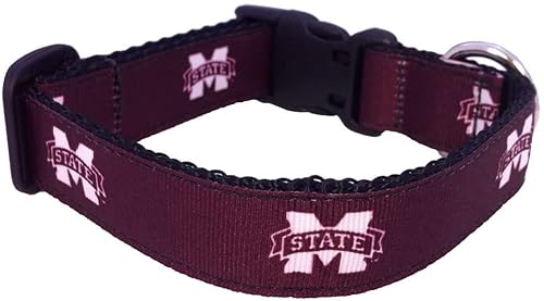 College Hundehalsband (klein, Mississippi State) von Pro Sport Brand