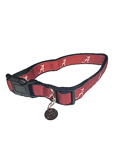 College Pet Hundehalsband, Größe L, Alabama von Pro Sport Brand