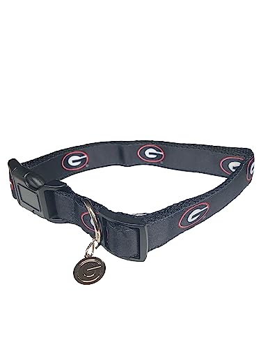 College Pet Hundehalsband, Größe L, Georgia von Pro Sport Brand