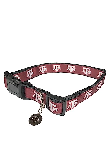College Pet Hundehalsband, Größe L, Texas A & M von Pro Sport Brand