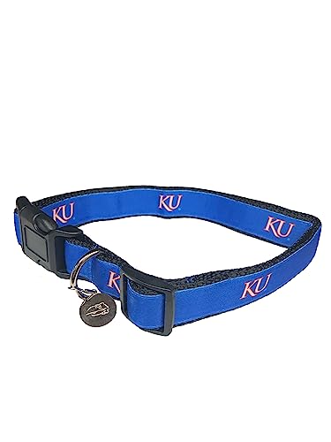 College Pet Hundehalsband, Größe M, Kansas von Pro Sport Brand