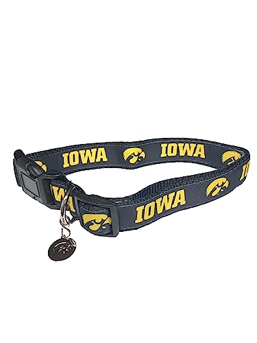College Pet Hundehalsband, Größe S, Iowa von Pro Sport Brand