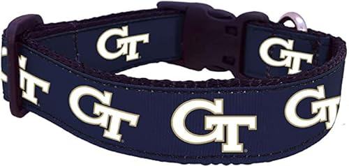 Georgia Tech Hundehalsband, Größe S, Marineblau von Pro Sport Brand