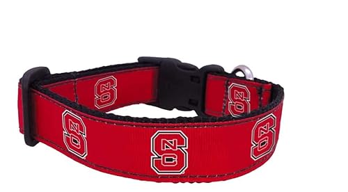 Pro Sport Brand College Hundehalsband (klein, NC-State) von Pro Sport Brand