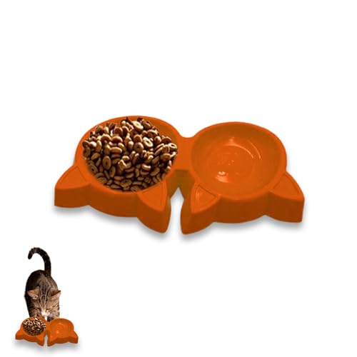 Clever Twin Bowl Katzenfutterstation – einfach, elegant, leicht, präzise, proportionale Mahlzeitportionen, Trockenfutter, Wasser, Flüssigkeit, Katzen und Kätzchen, platzsparend, einfach und doch Clever Twin Bowl Katzenfutterstation – einfach, elegant, leicht, präzise, proportionale Mahlzeitportionen, Trockenfutter, Wasser, Flüssigkeit, Katzen und Kätzchen, platzsparend, einfach und doch von ProBytes