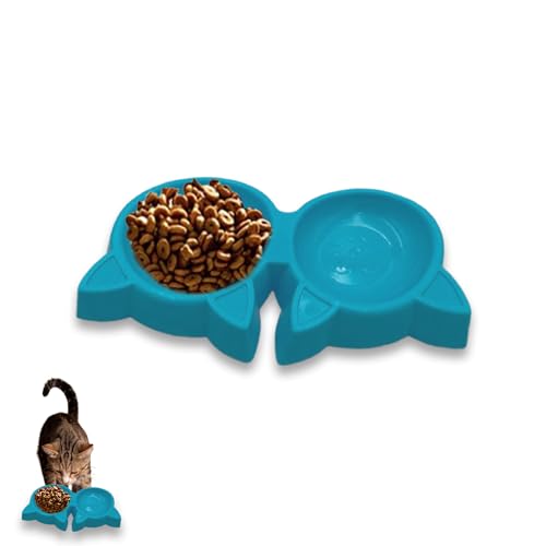 Clever Twin Bowl Katzenfutterstation – einfach, elegant, leicht, präzise, proportionale Mahlzeitportionen, Trockenfutter, Wasser, Flüssigkeit, Katzen und Kätzchen, platzsparend, einfach und doch Clever Twin Bowl Katzenfutterstation – einfach, elegant, leicht, präzise, proportionale Mahlzeitportionen, Trockenfutter, Wasser, Flüssigkeit, Katzen und Kätzchen, platzsparend, einfach und doch von ProBytes