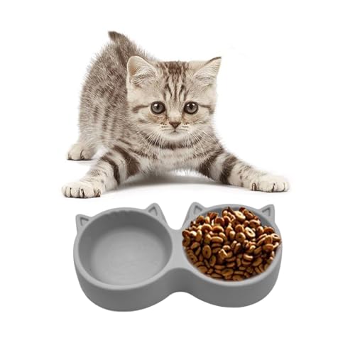 Clever Twin Bowl Katzenfutterstation – einfach, elegant, leicht, präzise, proportionierte Mahlzeiten, Trockenfutter, Wasser, Flüssigkeit, Katzen und Kätzchen, platzsparend, einfach und doch praktisch, Clever Twin Bowl Katzenfutterstation – einfach, elegant, leicht, präzise, proportionierte Mahlzeiten, Trockenfutter, Wasser, Flüssigkeit, Katzen und Kätzchen, platzsparend, einfach und doch praktisch, von ProBytes