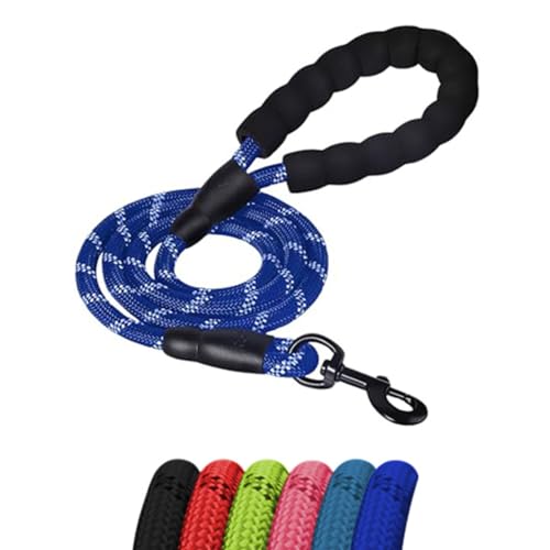 ProBytes 1,2 m lange Hundeleine – reflektierendes Sicherheitsdesign, um 360° drehbarer Karabinerhaken/Haken, leicht zu greifender, gepolsterter Griff, strapazierfähig und wasserdicht, Leine, Seil, ProBytes 1,2 m lange Hundeleine – reflektierendes Sicherheitsdesign, um 360° drehbarer Karabinerhaken/Haken, leicht zu greifender, gepolsterter Griff, strapazierfähig und wasserdicht, Leine, Seil, von ProBytes