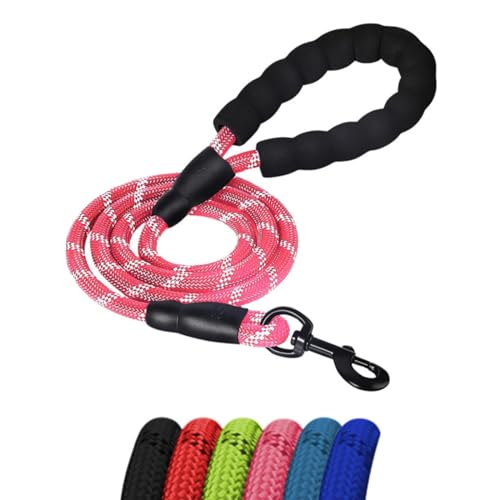 Starke und stabile Sicherheitsleine für Hunde, 1,2 m lang, Karabinerhaken, reflektierendes Fadendesign, ergonomisch gepolsterter Griff, strapazierfähig, wasserdicht, 360° drehbarer Haken, Outdoor, Starke und stabile Sicherheitsleine für Hunde, 1,2 m lang, Karabinerhaken, reflektierendes Fadendesign, ergonomisch gepolsterter Griff, strapazierfähig, wasserdicht, 360° drehbarer Haken, Outdoor, von ProBytes