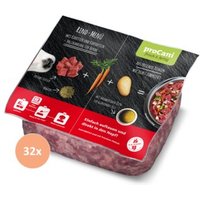 ProCani frisch & fertig Komplettmenü Napffertig Rind 32x500 g von ProCani