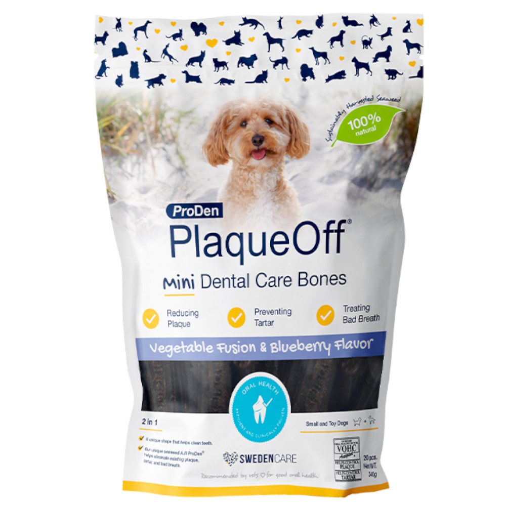ProDen PlaqueOff Dental Care Bones - Gemüse Mini (340 g) von ProDen