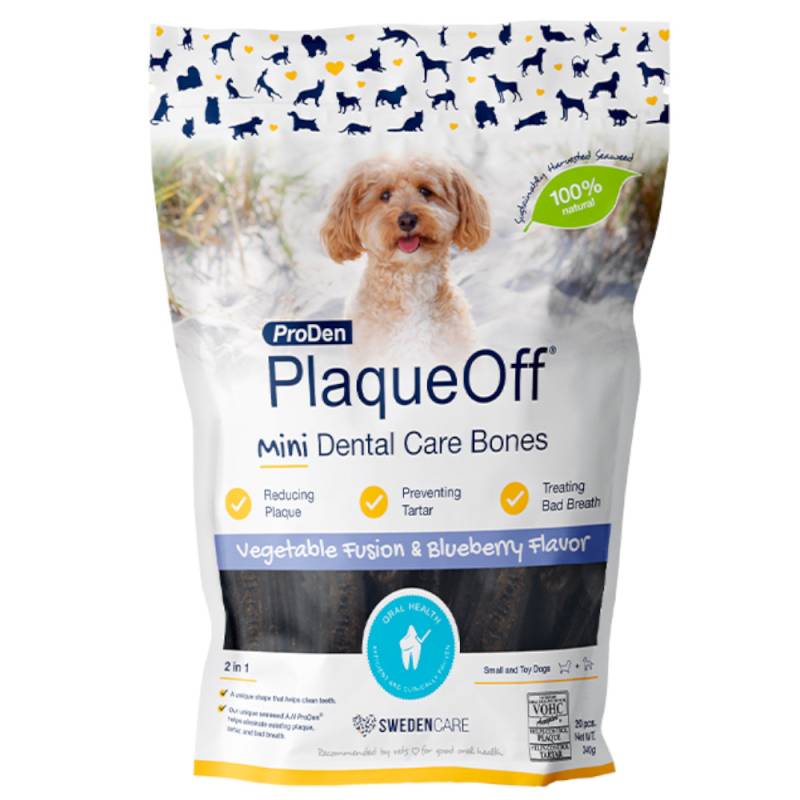 ProDen PlaqueOff Dental Care Bones - Gemüse Mini (340 g) von ProDen