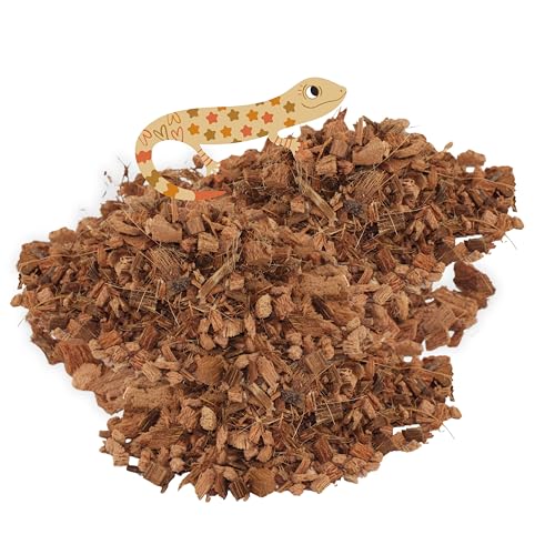 ProFlora® Terrarium Bodengrund - Biologisch abbaubare Hackschnitzel aus Kokosnussschalen (100 Liter) von ProFlora