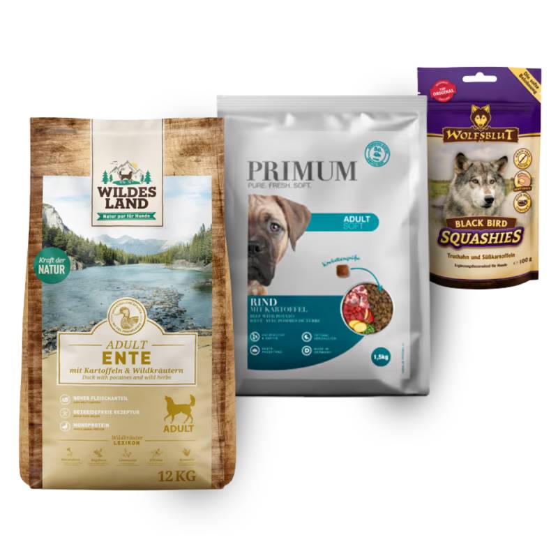 Probierpaket | Trockenfutter Entdecker-Set | Adult | 1 Paket von Probierpaket