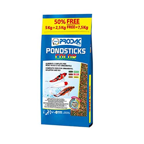 Prodac PONDSTICKS Aquarienfischfutter Farbe 7,5 kg (im Beutel) von Prodac