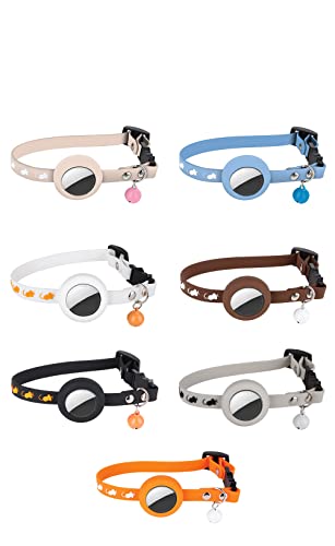 iPCA Airtag Katzenhalsband, Anti-Ruck, Apple Tag Kompatibel, Anti-Choking Hook, Schwarz, Silikon, 22-32 cm, Unisex, Klein, Katze iPCA Airtag Katzenhalsband, Anti-Ruck, Apple Tag Kompatibel, Anti-Choking Hook, Schwarz, Silikon, 22-32 cm, Unisex, Klein, Katze von Prodotti che Amiamo