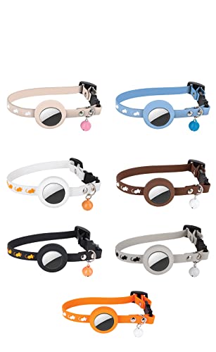 iPCA Airtag Halsband Katze, Airtag Katzenhalsband, Cat Collar fur Apple Tag, Katzenhalsband fur Air Tags Apple, Airtag Hülle Tracker, Katzenhalsband Airtag, Katzenhalsband GPS Halter, Tracker Halter von Prodotti che Amiamo