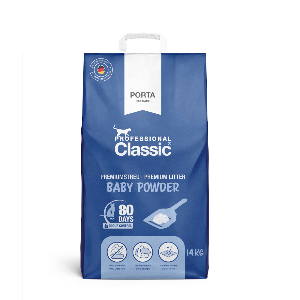 Professional Classic Katzenstreu Babypuder - Sparpaket: 2 x 14 kg von Professional Classic