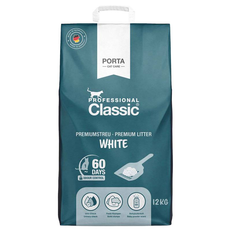 Professional Classic Katzenstreu White - Sparpaket: 2 x 12 kg von Professional Classic