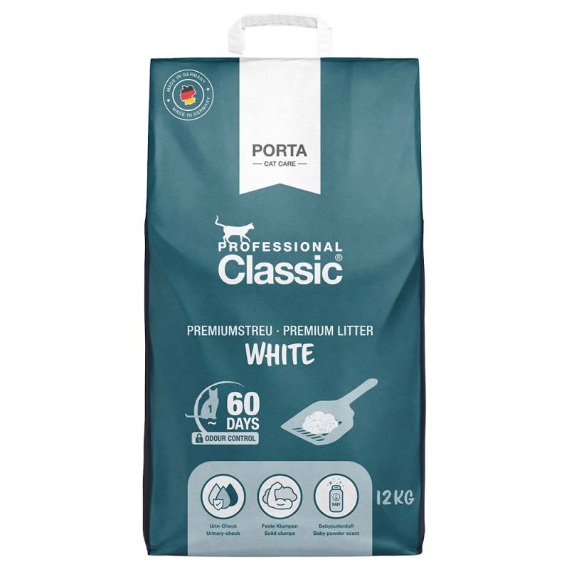 Professional Classic Katzenstreu White Sparpaket 2 x 12 kg von Professional Classic