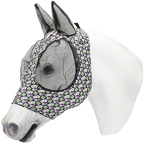 Professional´s Choice Comfort Fit Lycra Fliegenmaske "POKER" Größe: M (Cob) von Professional's Choice