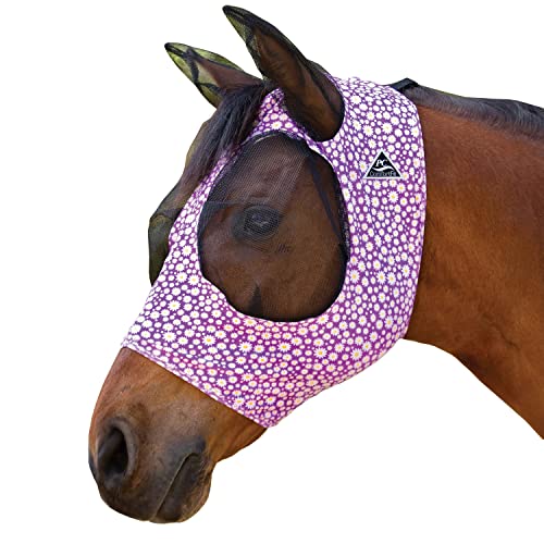 Professional's Choice Comfort-Fit Fliegenmaske für Pferde, Gänseblümchen-Muster, maximaler Schutz und Komfort für Ihr Pferd, Horse (Large) von Professional's Choice