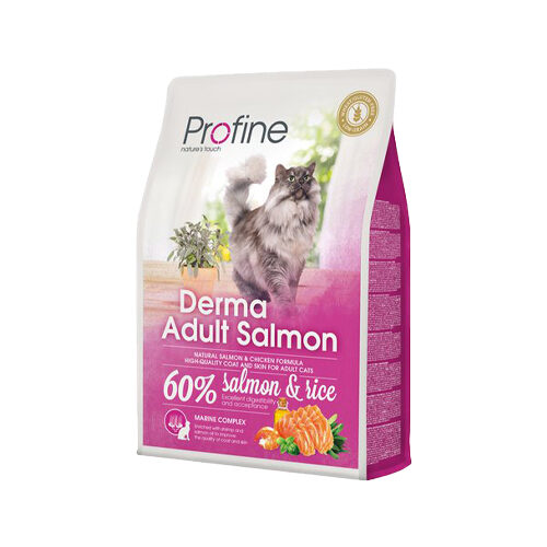 Profine Adult Derma - Katzenfutter - Lachs - 10 kg von Profine