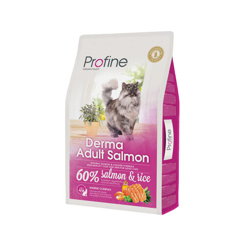 Profine Adult Derma - Katzenfutter - Lachs - 10 kg von Profine