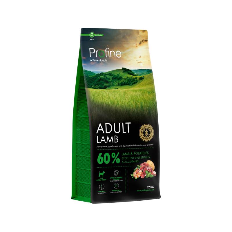 Profine Adult Hundefutter - Lamm - 12 kg von Profine