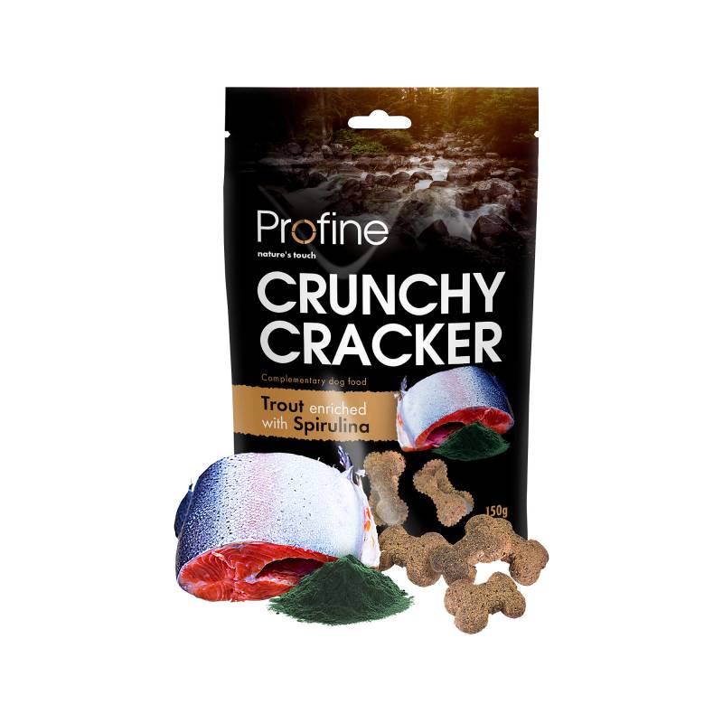 Profine Crunchy Crackers - Trout Spirulina - 150 g von Profine