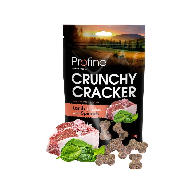 Profine Dog Crunchy Crackers - Lamm Spinat - 150 g von Profine