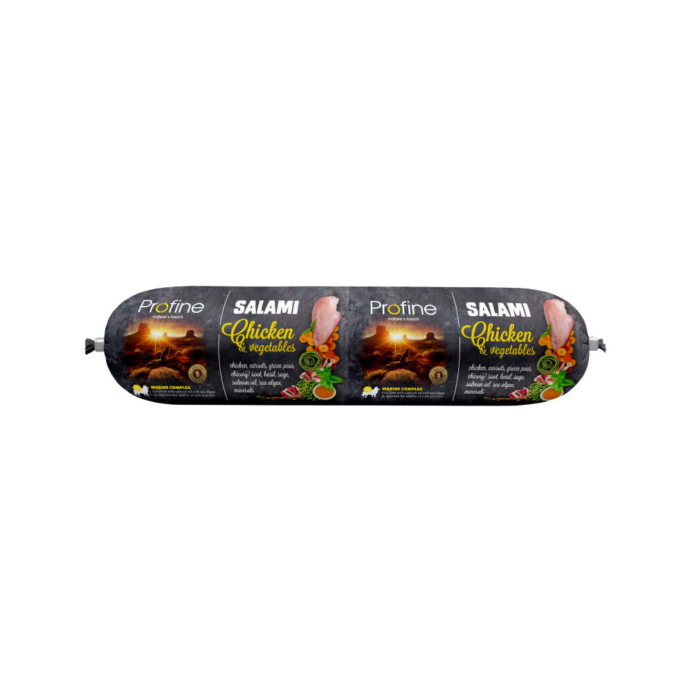 Profine Dog Salami – Huhn & Gemüse – 800 g Profine Dog Salami – Huhn & Gemüse – 800 g von Profine