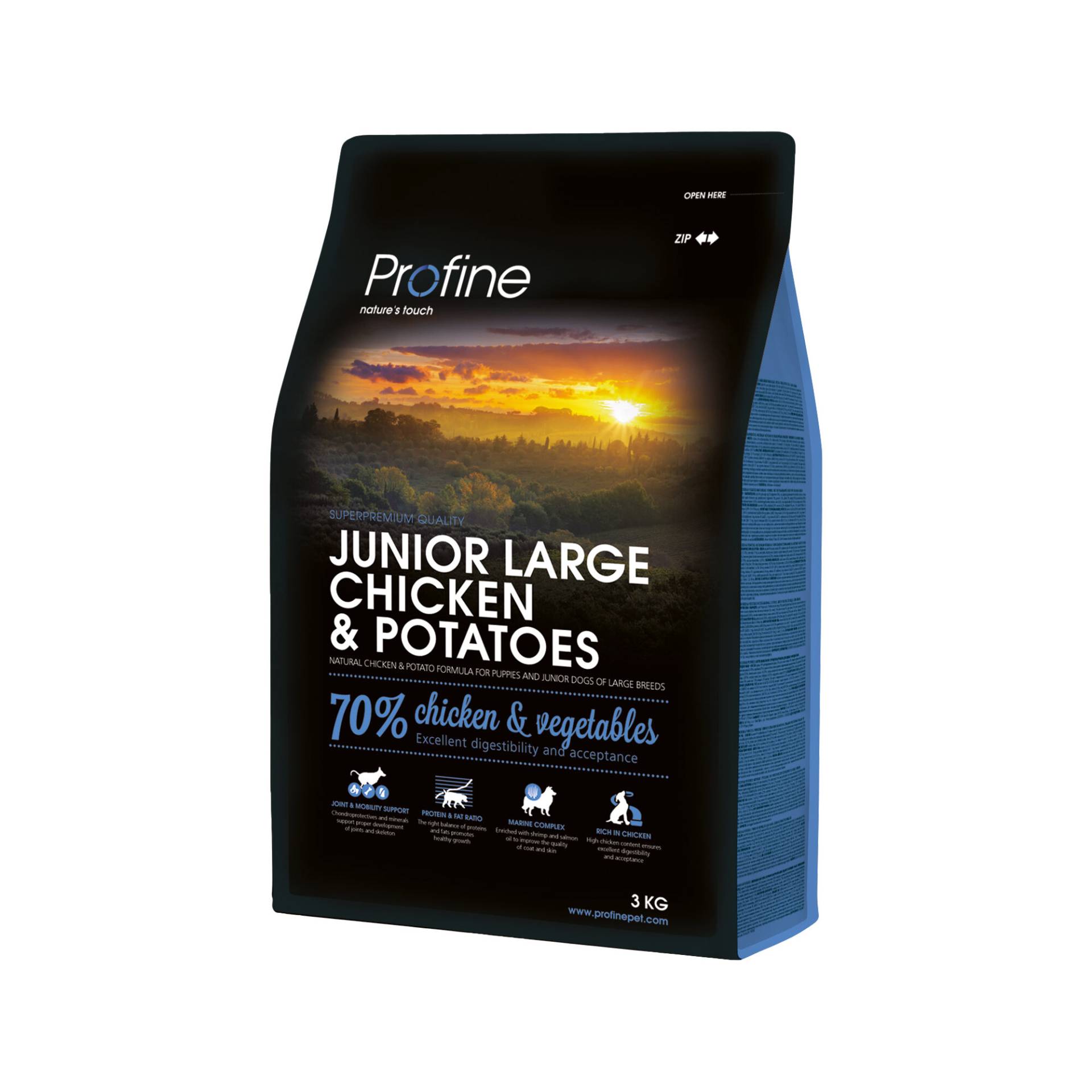 Profine Junior Large Breed - Hunde - Huhn & Kartoffel - 3 kg von Profine