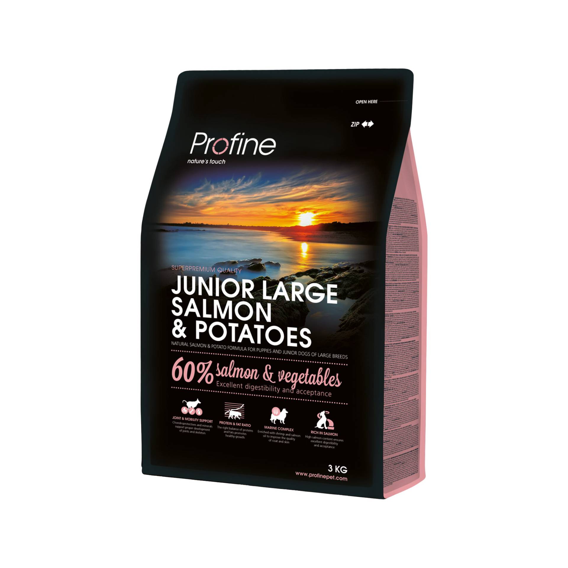 Profine Junior Large Breed - Hundefutter - Lachs & Kartoffel - 15 kg von Profine