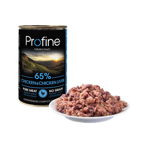 Profine Pure Meat - Hundefutter - Huhn - 6 x 400 g von Profine