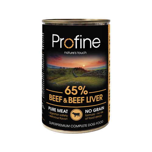 Profine Pure Meat - Hundefutter - Rind - 6 x 400 g von Profine